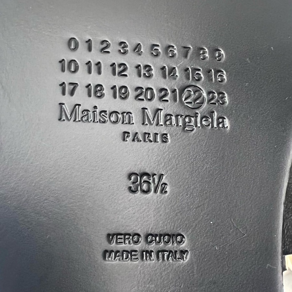 MAISON MARGIELA Embellished leather sandal sz 6.5 - Picture 13 of 15